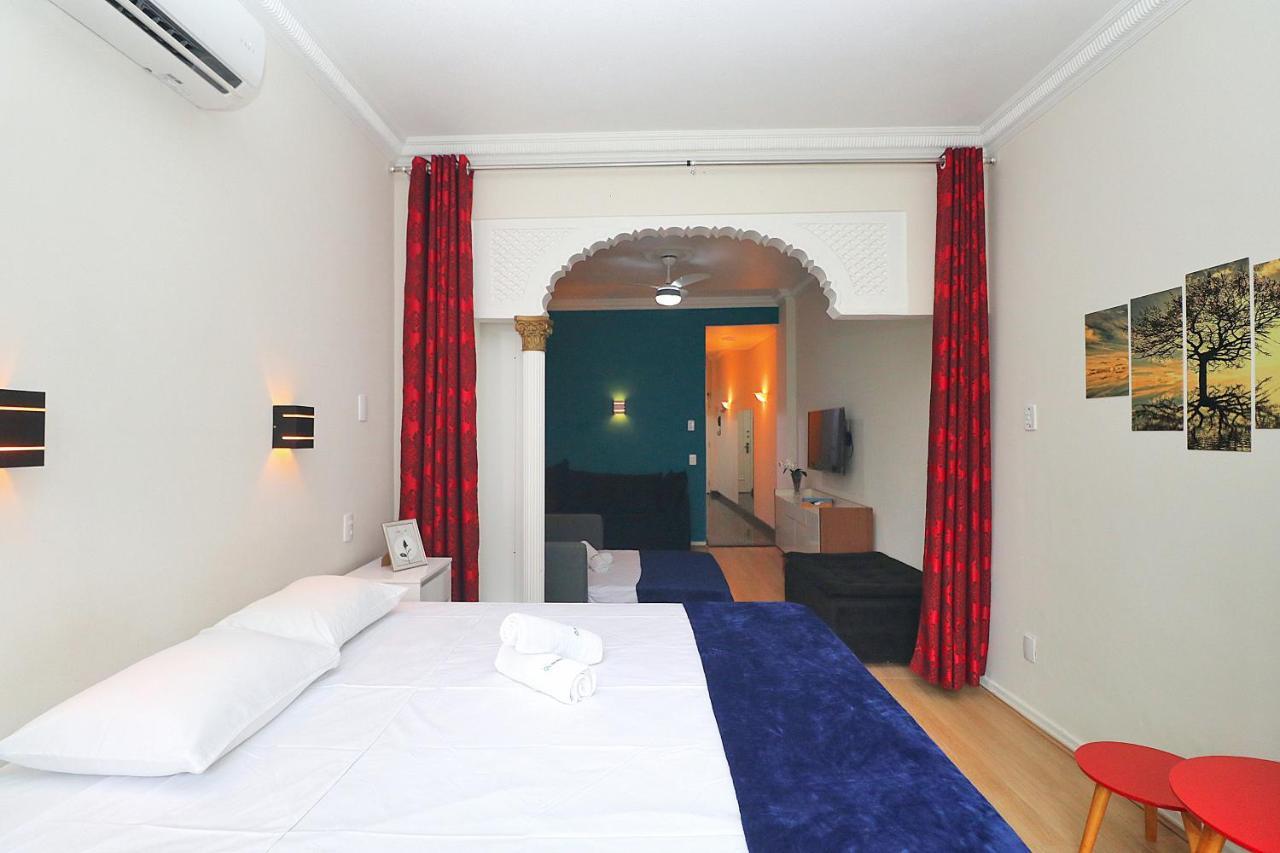 شقة Fantastico 1 Quarto E Sala Em Copacabana Com Vista Para Natureza ريو دي جانيرو المظهر الخارجي الصورة