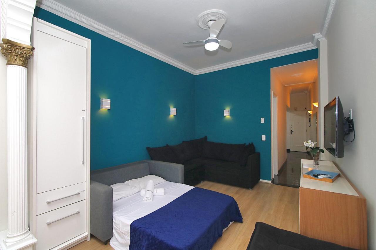 شقة Fantastico 1 Quarto E Sala Em Copacabana Com Vista Para Natureza ريو دي جانيرو المظهر الخارجي الصورة