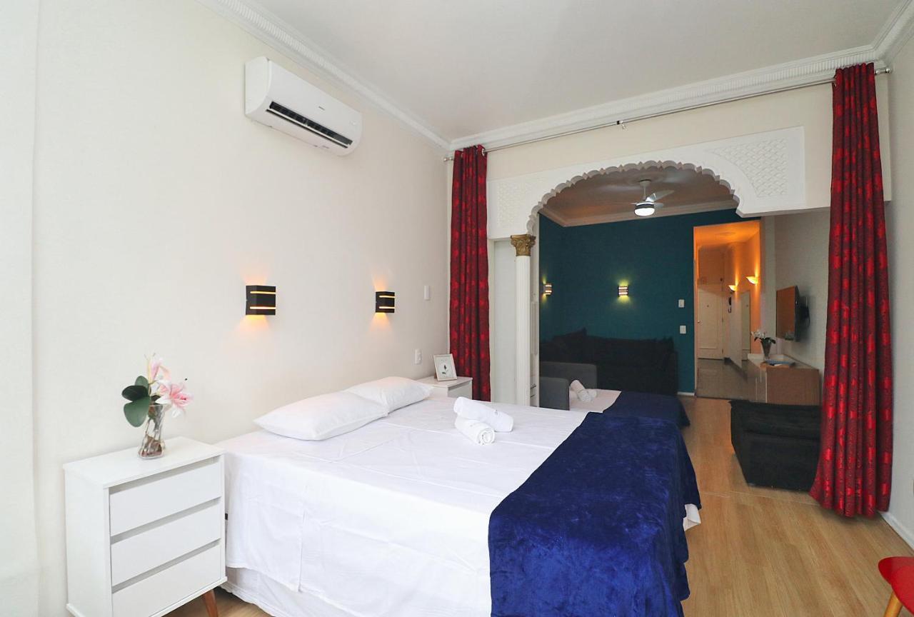 شقة Fantastico 1 Quarto E Sala Em Copacabana Com Vista Para Natureza ريو دي جانيرو المظهر الخارجي الصورة