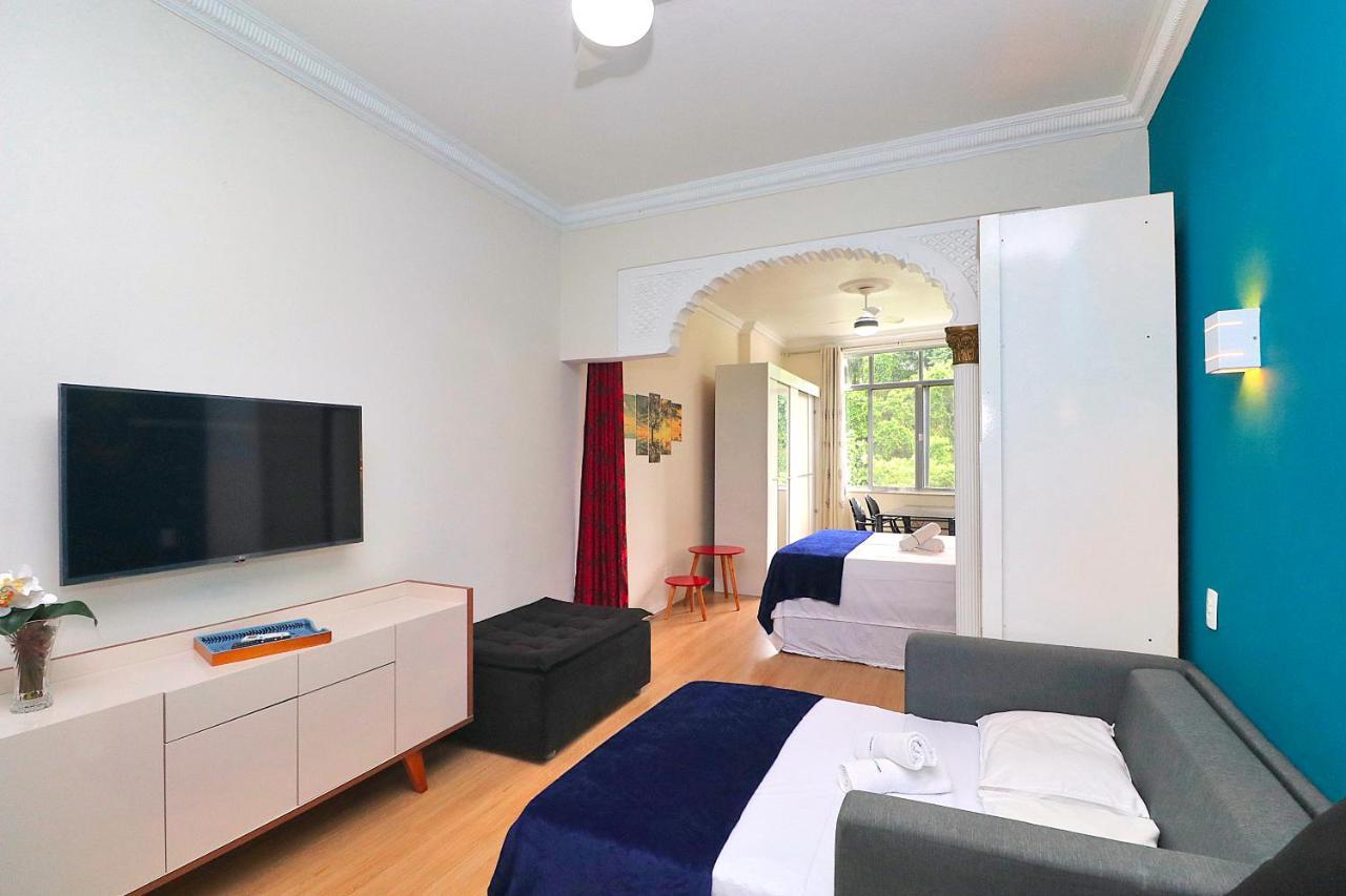 شقة Fantastico 1 Quarto E Sala Em Copacabana Com Vista Para Natureza ريو دي جانيرو المظهر الخارجي الصورة