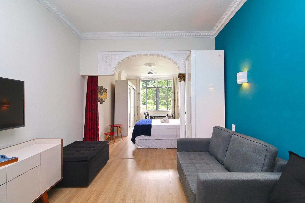 شقة Fantastico 1 Quarto E Sala Em Copacabana Com Vista Para Natureza ريو دي جانيرو المظهر الخارجي الصورة